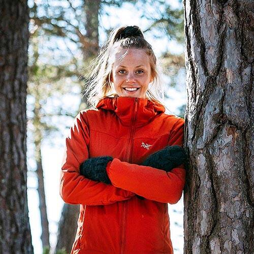 Ultraläuferin und Skibergsteigerin Johanna Åström Portrait von Johanna Åström