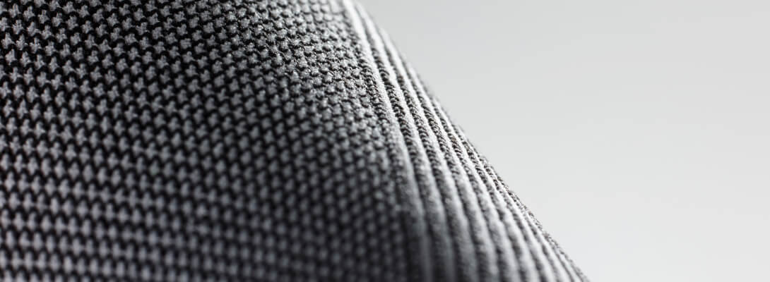 Arm Sleeve Detailaufnahme Detailansicht Gestrick des Kompressions-Sleeves für den Arm