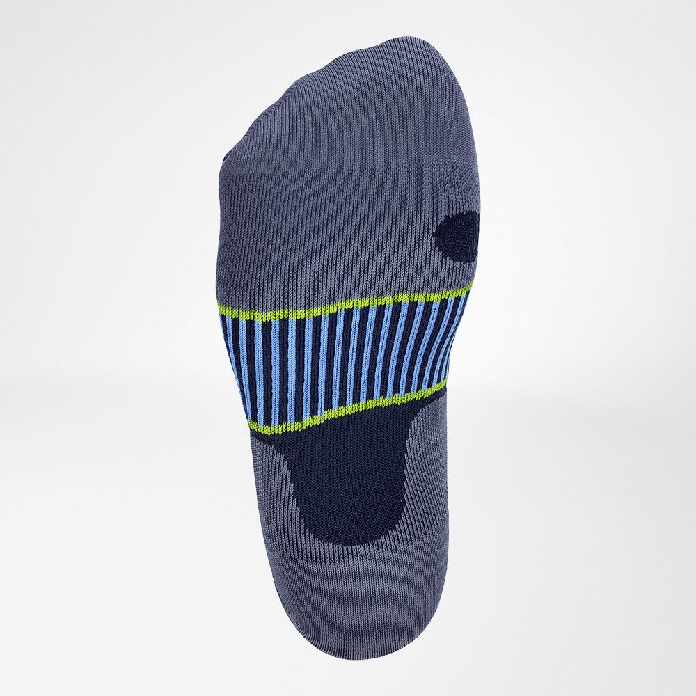 Mittellange Laufsocken	 Produktansicht von unten