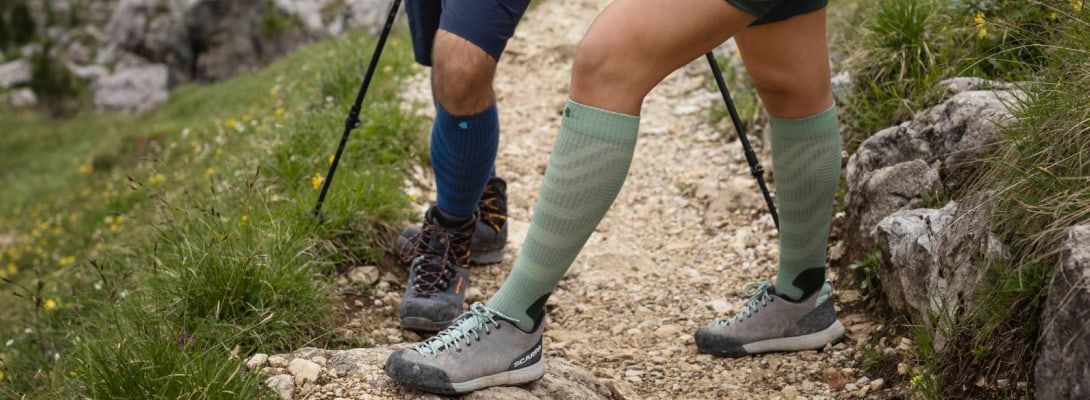 Merino-Wandersocken mit gezielter Kompression – für maximalen Komfort